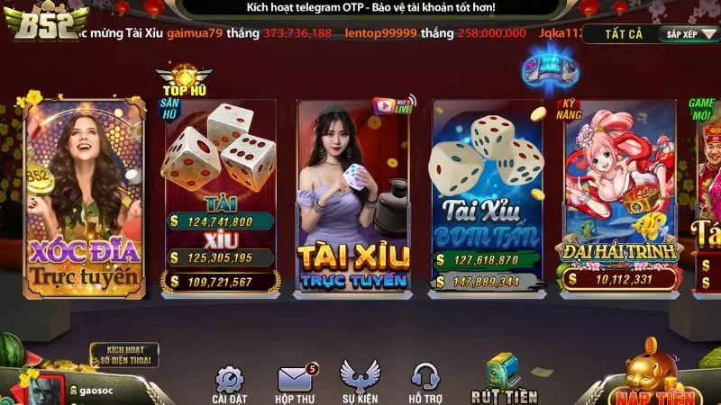 Game bài B52 Club – Chơi bài trực tuyến với cộng đồng game thủ đông đảo